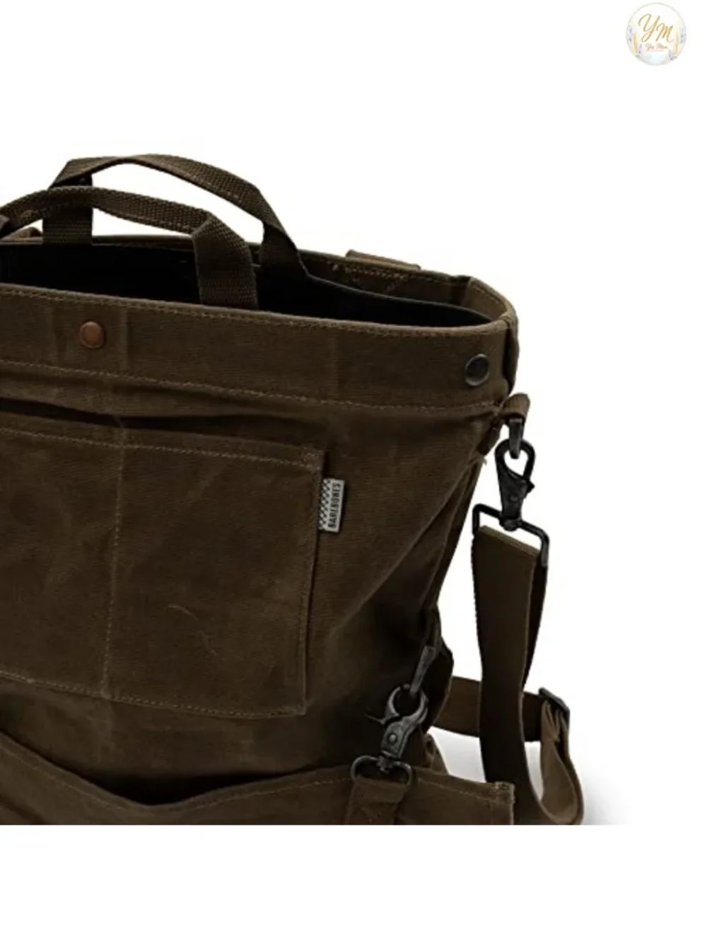 Foraging Harvesting Gathering Bag Waxed Canvas Gardener Tool Tote